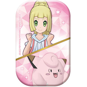 『ポケモンマスターズ EX』 スクエア缶バッジ リーリエ＆ピッピ