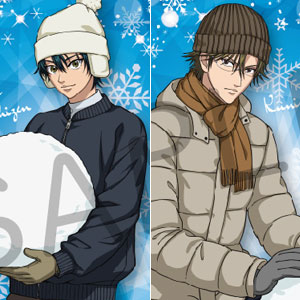 新テニスの王子様 A4クリアファイル2枚セット 雪遊びVer. 越前リョーマ＆手塚国光