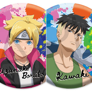 BORUTO -ボルト- NARUTO NEXT GENERATIONS きらきら缶バッジ 2個セット ボルト＆カワキ