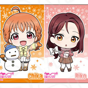 ラブライブ！サンシャイン！！ スクエアカンバッジ 冬遊び デフォルメ ver 9個入りセット