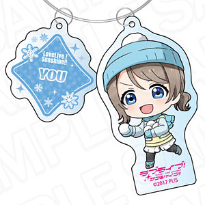 ラブライブ！サンシャイン！！ ワイヤーキーホルダー 渡辺曜 冬遊び デフォルメ ver