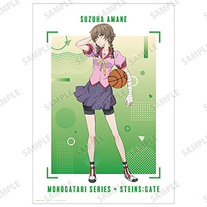 物語シリーズ×STEINS；GATE 描き下ろし 阿万音鈴羽 コラボイラストver. A3マット加工ポスター