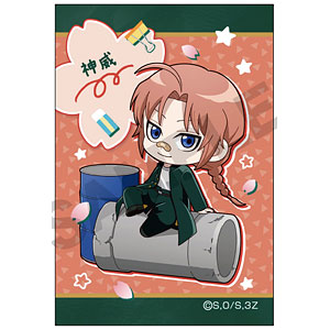 3年Z組銀八先生 アート缶バッジ 土方十四郎 ぷちクラ[クラックス