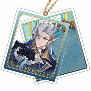 原神 キャラダブルアクリルストラップ ヌヴィレット