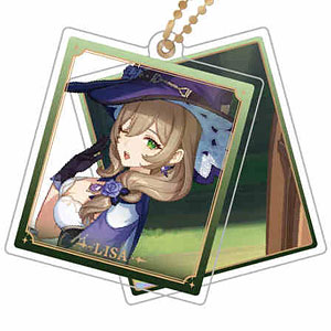 原神 キャラダブルアクリルストラップ リサ