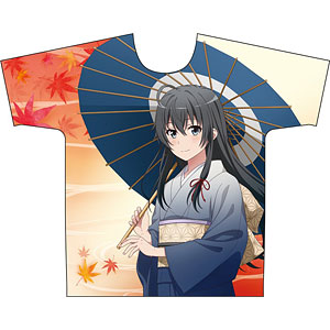 やはり俺の青春ラブコメはまちがっている。完 [描き下ろし] フルグラフィックTシャツ 綿ライク 雪乃(紅葉狩り)L