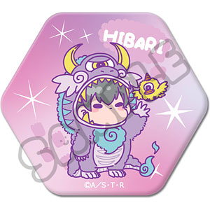 TVアニメ『家庭教師ヒットマンREBORN！』第2弾 六角形缶バッジ M-SD (雲雀恭弥)