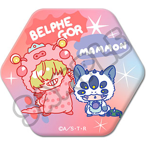 TVアニメ『家庭教師ヒットマンREBORN！』第2弾 六角形缶バッジ M-SK (ベルフェゴール＆マーモン)