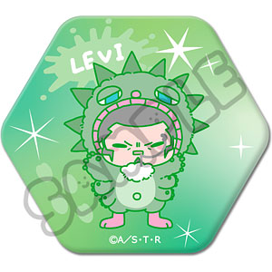 TVアニメ『家庭教師ヒットマンREBORN！』第2弾 六角形缶バッジ M-SL (レヴィ・ア・タン)