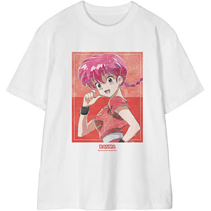 3688　らんま1/2　アニメ　両面　ビッグプリント　Tシャツ　白 3688 らんま1/2 アニメ 両面 ビッグプリント Tシャツ 白 - メルカリ