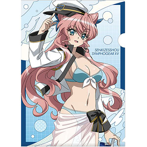 戦姫絶唱シンフォギアXV 描き下ろしクリアファイル(未来/マリン