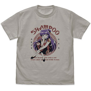 らんま1/2 シャンプー Tシャツ/LIGHT GRAY-XL