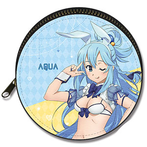 この素晴らしい世界に祝福を！3 まるっとレザーケース デザイン01(アクア/バニー風水着ver.)[描き下ろし]