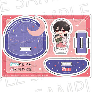 TVアニメ『合コンに行ったら女がいなかった話』 りらたいむ ふらふらアクリルスタンド 蘇芳
