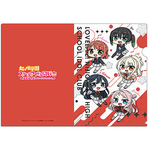 ラブライブ！虹ヶ咲学園スクールアイドル同好会 ぺたん娘クリアファイル 2年生