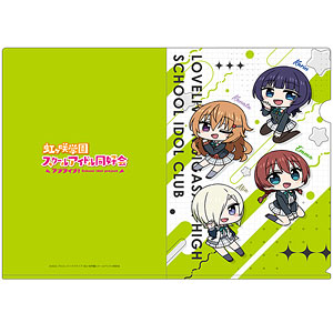 ラブライブ！虹ヶ咲学園スクールアイドル同好会 ぺたん娘クリアファイル 3年生