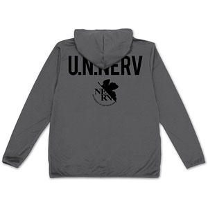 EVANGELION U.N.NERV 薄手ドライパーカー/GRAY-XL