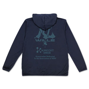 EVANGELION WILLE＆KREDIT 薄手ドライパーカー/NAVY-M