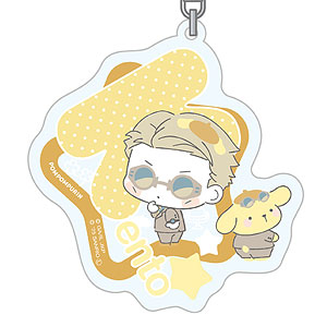 呪術廻戦×サンリオキャラクターズ おなまえ入りアクリルキーホルダー 05.七海建人・ポムポムプリン
