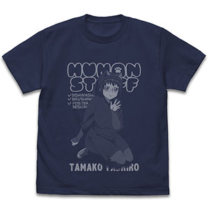 TVアニメ「ラーメン赤猫」 社珠子 黒子の店員さん Tシャツ/INDIGO-XL