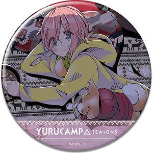 ゆるキャン△　アソビ　カフェ 各務原なでしこ くじ引き　缶バッジ　2018 ゆるキャン×This Is Cafe 各務原なでしこグッズ5点セット - メルカリ