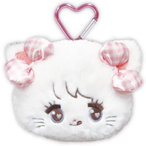 mikko illustrations ふわふわフェイスポーチ 4点セット mikko characters もこもこポーチ 全4種セット（カプセル