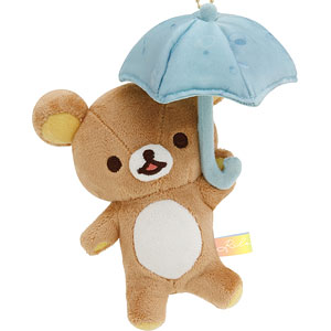 MO97901 リラックマ 雨のち晴れのリラックマ ぶらさげぬいぐるみ