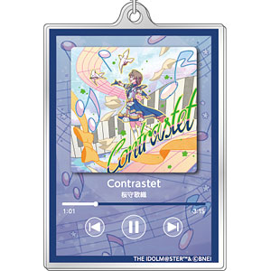 アイドルマスター ミリオンライブ！ ナウプレ♪ アクリルキーホルダー Contrastet/桜守歌織