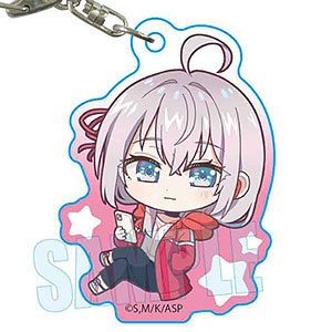 時々ボソッとロシア語でデレる隣のアーリャさん ぷかっしゅアクリルキーホルダー アリサ・ミハイロヴナ・九条(ED衣装2)