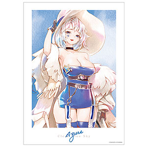 白夜極光 アズール Ani-Art aqua label A3マット加工ポスター