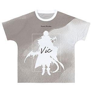 白夜極光 ヴィック Ani-Art aqua label フルグラフィックTシャツ ユニセックス XL