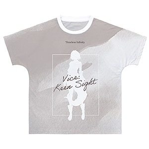 白夜極光 バイス・空の瞳 Ani-Art aqua label フルグラフィックTシャツ ユニセックス XS