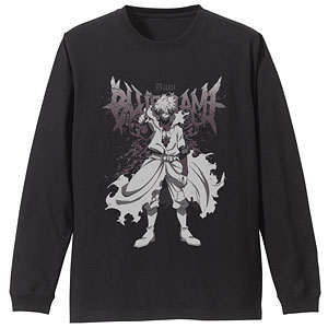 TVアニメ『僕のヒーローアカデミア』 荼毘 袖リブロングスリーブTシャツ/BLACK-L