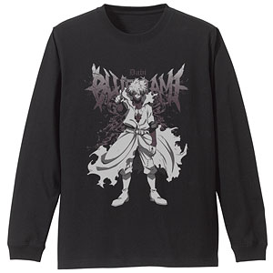 TVアニメ『僕のヒーローアカデミア』 荼毘 袖リブロングスリーブTシャツ/BLACK-XL