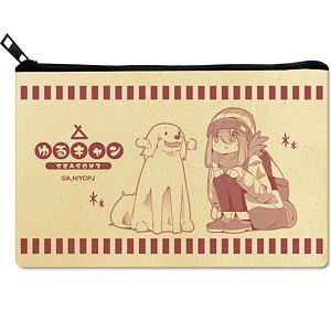 ゆるキャン△ SEASON3 フラットポーチ Ver.2 デザイン02(各務原なでしこ/B)