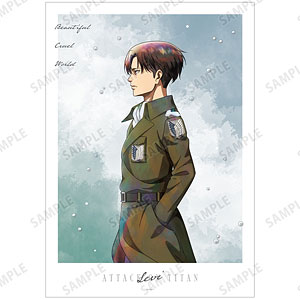 進撃の巨人 描き下ろし エルヴィン 冬の歩みver. A3マット加工