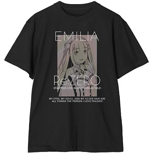 Re：ゼロから始める異世界生活 エミリア オーロラフラッシュTシャツ メンズ XXXL