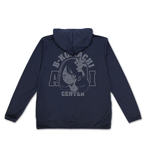 【推しの子】 アイ無限恒久永遠推し！！！ 薄手ドライパーカー/NAVY-XXL