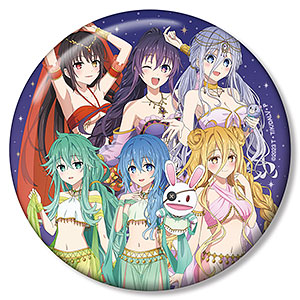 アニメ「デート・ア・ライブV」 描き下ろし 集合 踊り子ver. 100mm缶バッジ