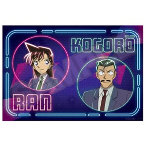 名探偵コナン Neon Light A3クリアポスター 毛利蘭＆毛利小五郎