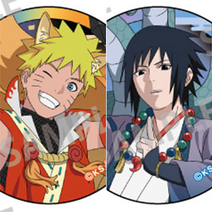 NARUTO-ナルト- 疾風伝 トレーディング和紙風缶バッジ 妖怪アレンジ衣装 8個入りBOX