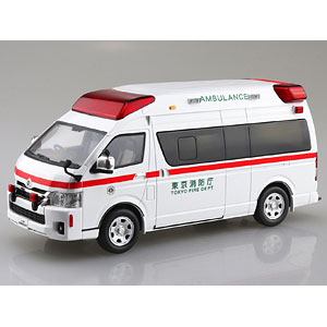 楽プラ スナップキット No.02-HM トヨタ ハイメディック救急車 プラモデル