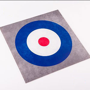 イギリス軍用機国籍マーク 240 x 240mm