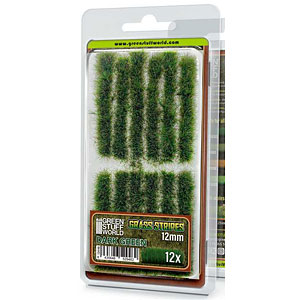 草の帯 12mm - ダークグリーン