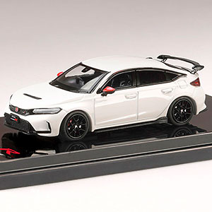 1/64 Honda CIVIC TYPE R (FL5) RACING BLACK Package / 純正オプションパーツ装着車 チャンピオンシップホワイト