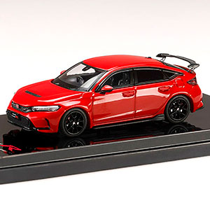 1/64 Honda CIVIC TYPE R (FL5) RACING BLACK Package / 純正オプションパーツ装着車 フレームレッド