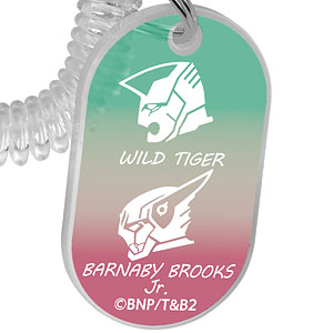 TIGER ＆ BUNNY 2 ワイルドタイガー＆バーナビー・ブルックス Jr. ロッカーキー風アクリルキーホルダー