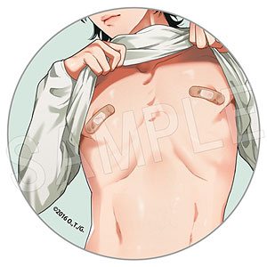 ヤリチン☆ビッチ部 アイコン風アクリルバッジ 裏垢男子＆隠し撮りver