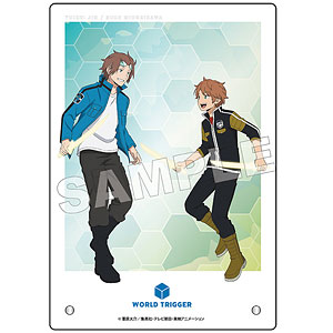 ワールドトリガー アクリルパネル 自主練ver. (雨取千佳＆絵馬ユズル