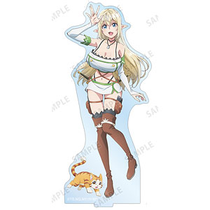Sランクモンスターの≪ベヒーモス≫だけど、猫と間違われてエルフ娘の騎士として暮らしてます タマ＆アリア BIGアクリルスタンド